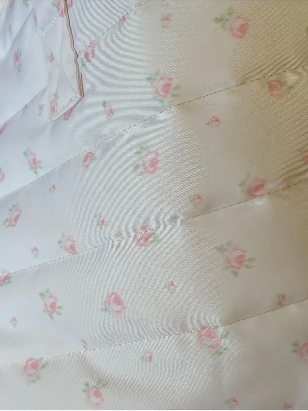 LoveShackFancy Pale Pink Floral Tote Bag